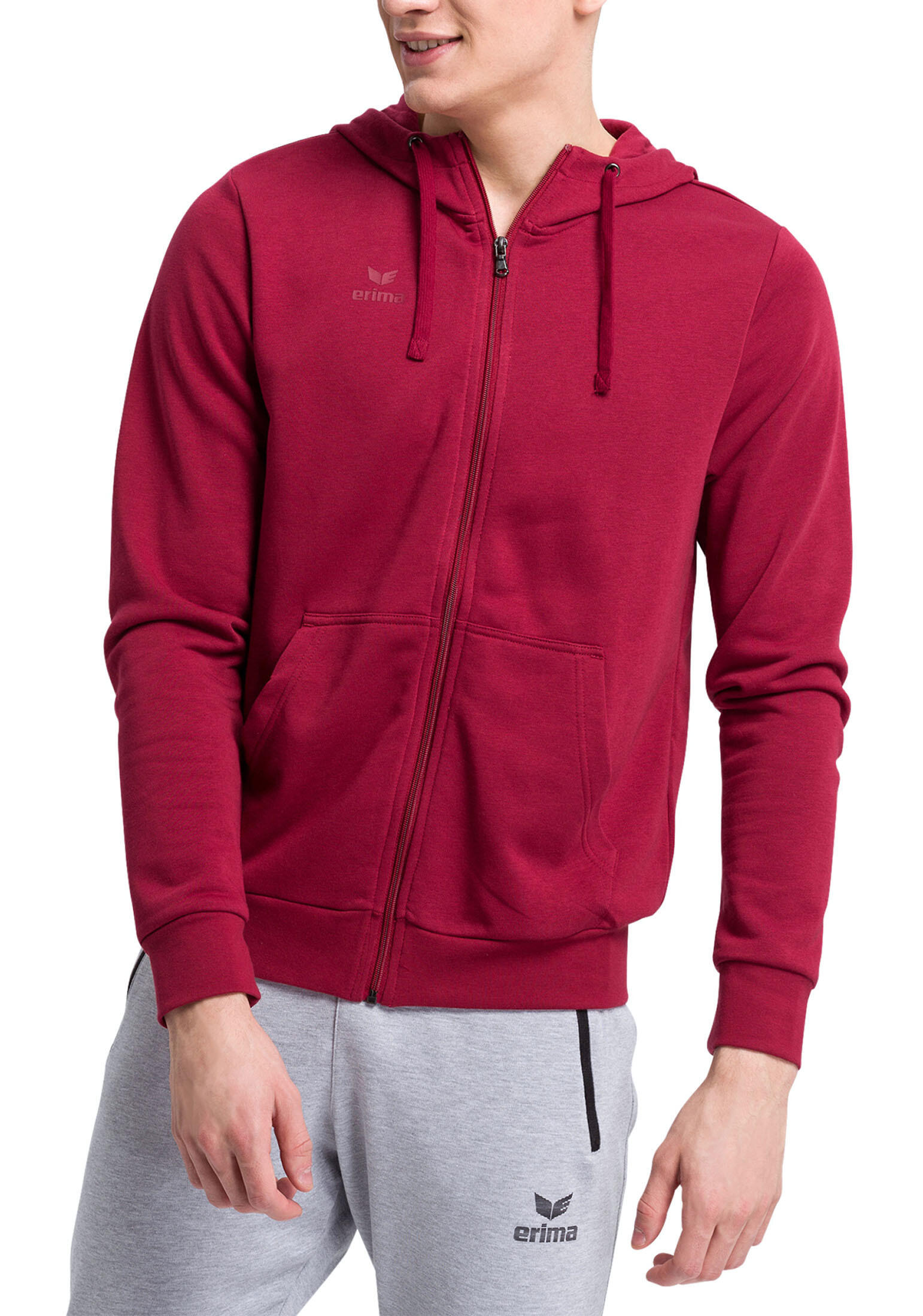 ERIMA Hooded sweatshirt met rits Erima Basic
