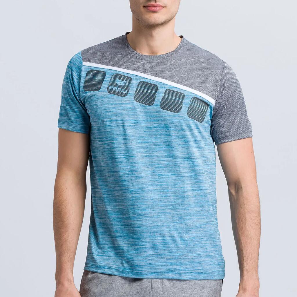 Erima Lightweight Multicolor T-Shirt with 5-Color 3D Print, S