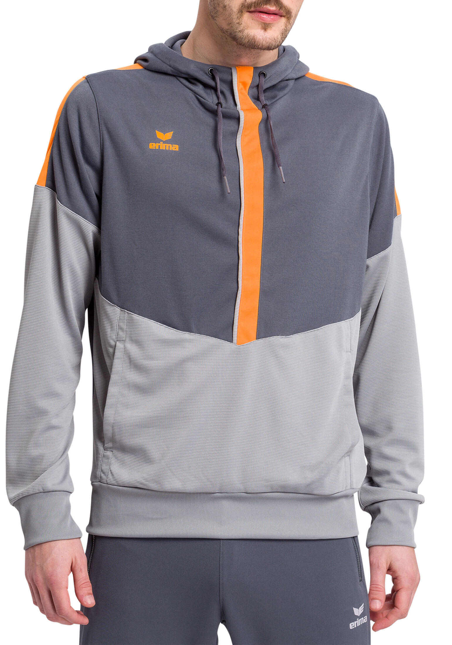 grau / orange / hellgrau