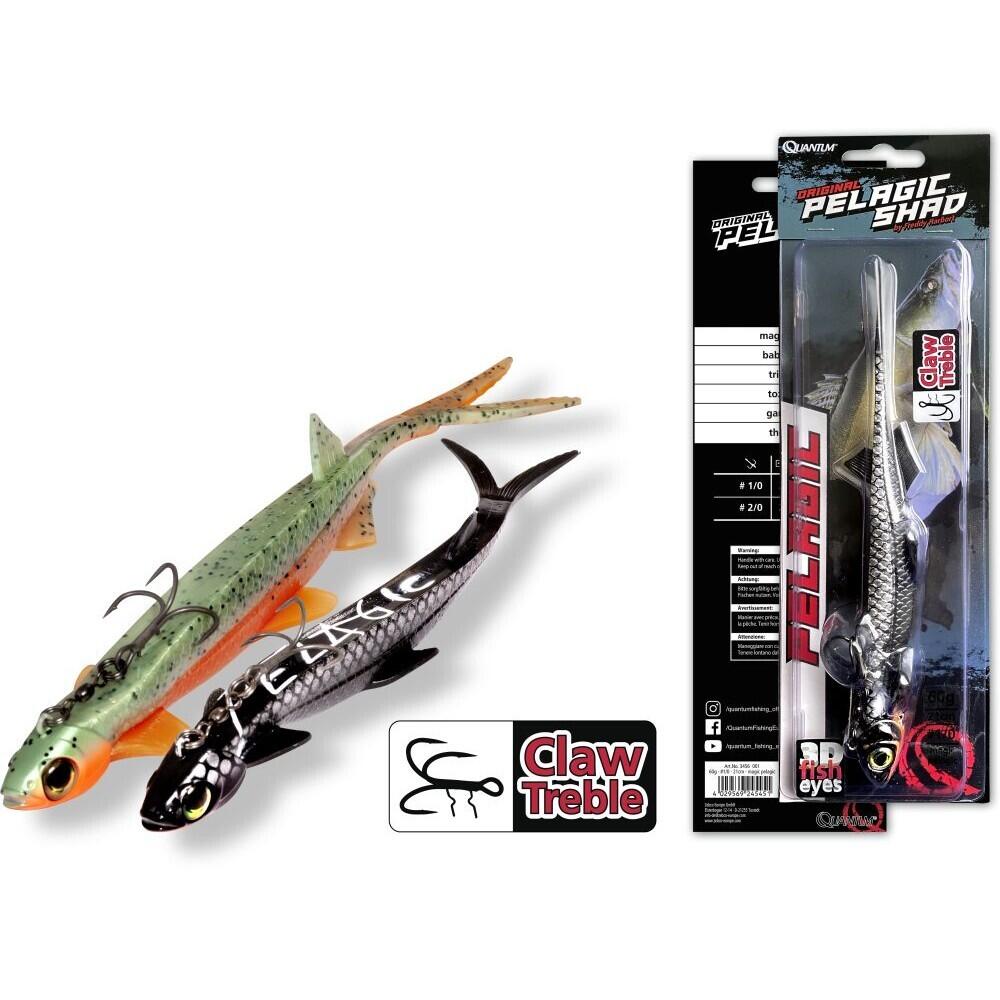 Gummifisch Quantum Pelagic Shad 25cm (25cm - Ghost) 2/5