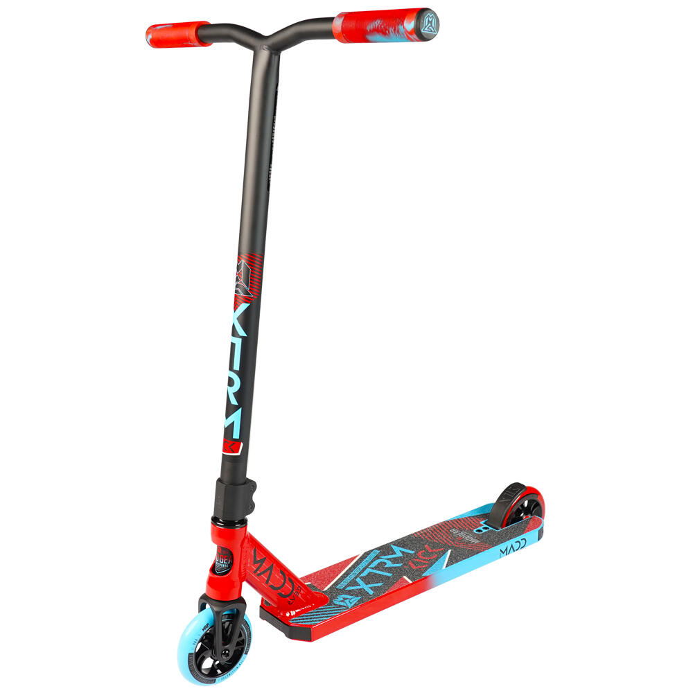 MADD GEAR KICK EXTREME V5 PRO STUNT SCOOTER – AGE 8+ - RED / BLUE 1/5