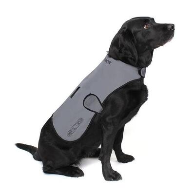 DOG COAT Reflektierende und wasserdichte Hundejacke - S