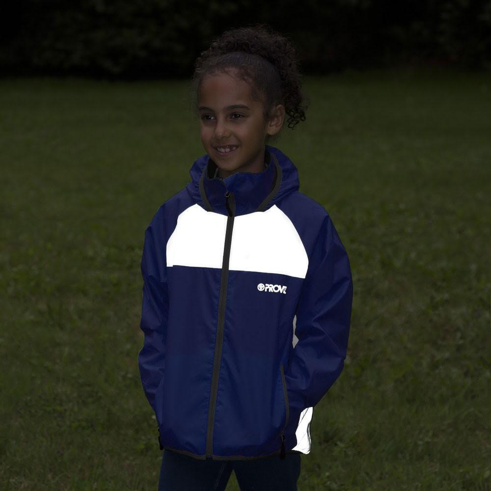 Proviz Children's Nightrider Fleece-Lined Reflective Waterproof Outdoor Jacket 2/6