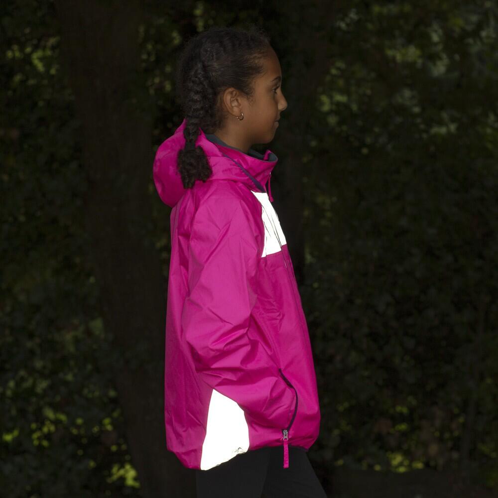 Proviz Children's Nightrider Fleece-Lined Reflective Waterproof Outdoor Jacket 4/6