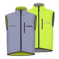 SWITCH JACKET Gilet réversible fluo/réfléchissant - Femme - L