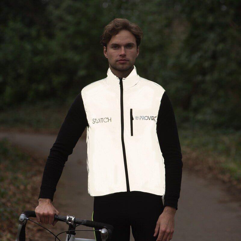 SWITCH JACKET Gilet réversible fluo/réfléchissant - Homme - L 2/5