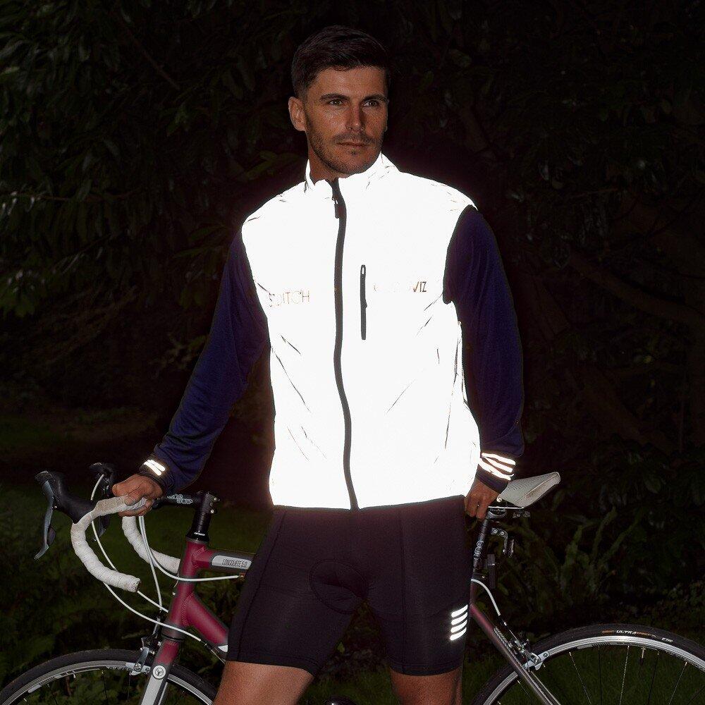 Proviz Men's Reflective Switch Waterproof Cycling Gilet 3/7