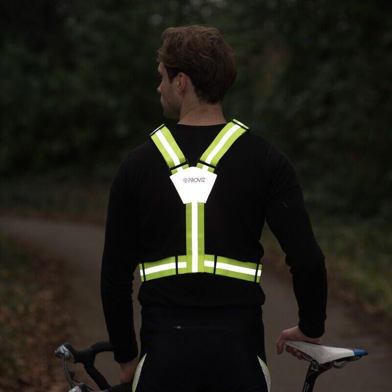 Proviz Classic Breathable Reflective Unisex Running Vest Belt PROVIZ Decathlon