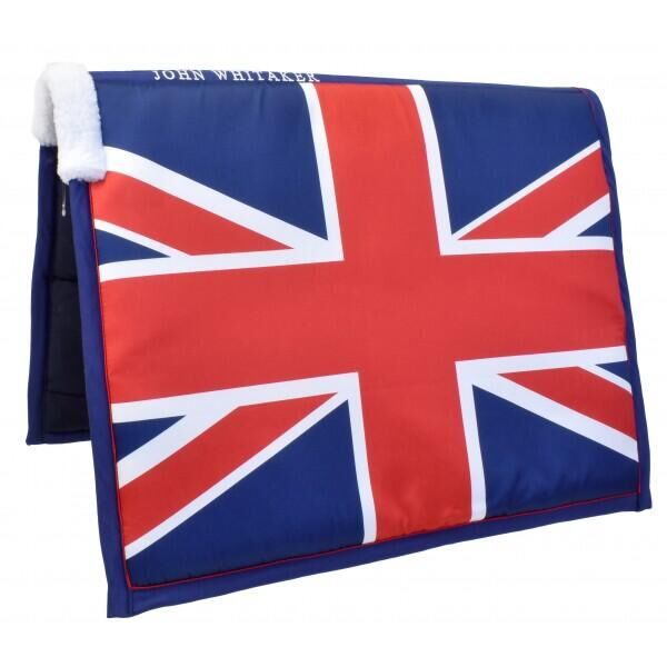 JOHN WHITAKER UNION JACK SQUARE SADDLE PAD - FULL SIZE ONLY