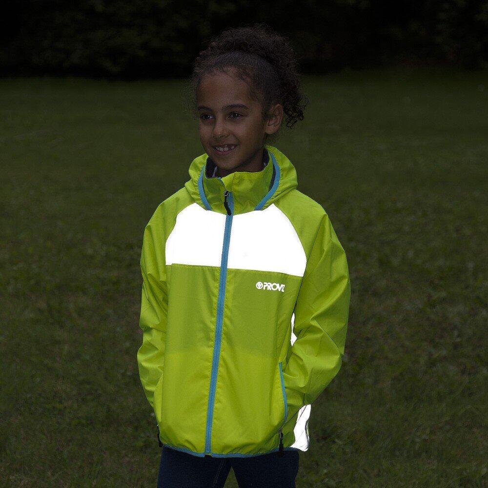 Proviz Children's Nightrider Fleece-Lined Reflective Waterproof Outdoor Jacket 2/6