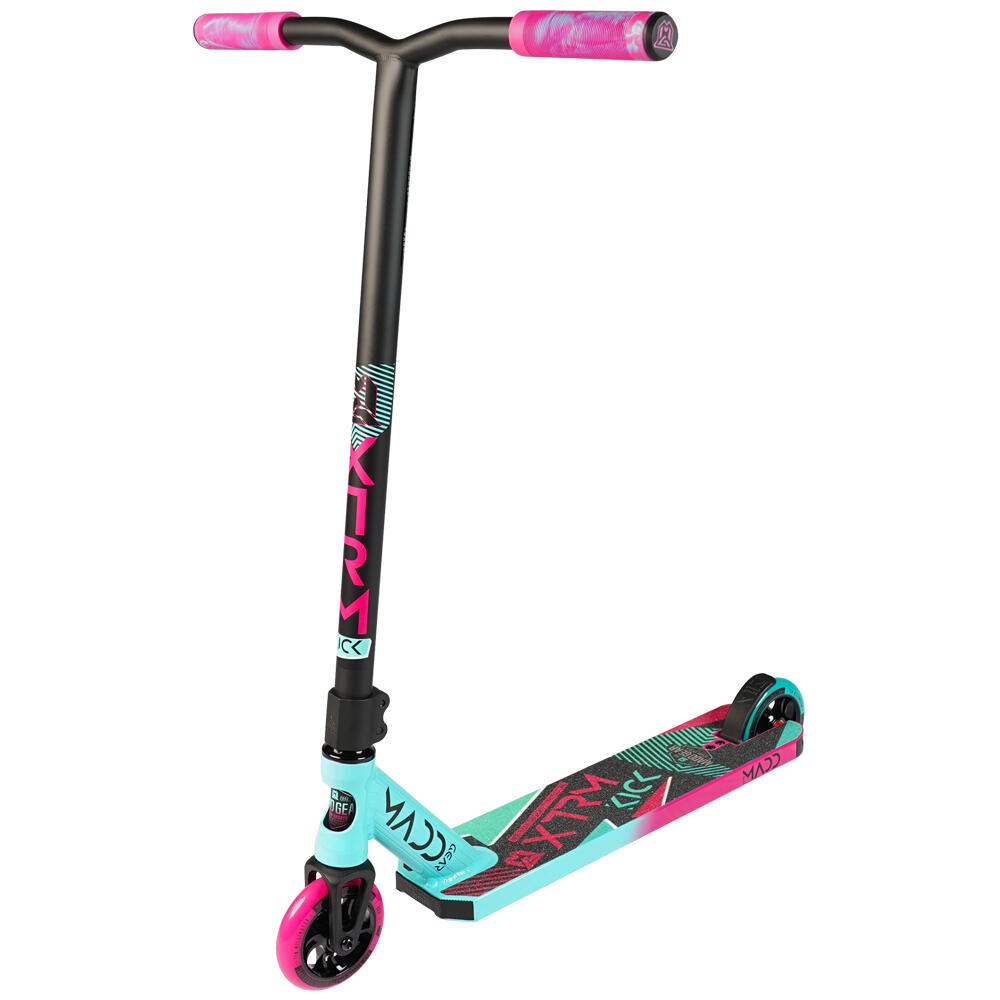 MADD GEAR PRO MADD GEAR KICK EXTREME V5 PRO STUNT SCOOTER – AGE 8+ - TEAL / PINK