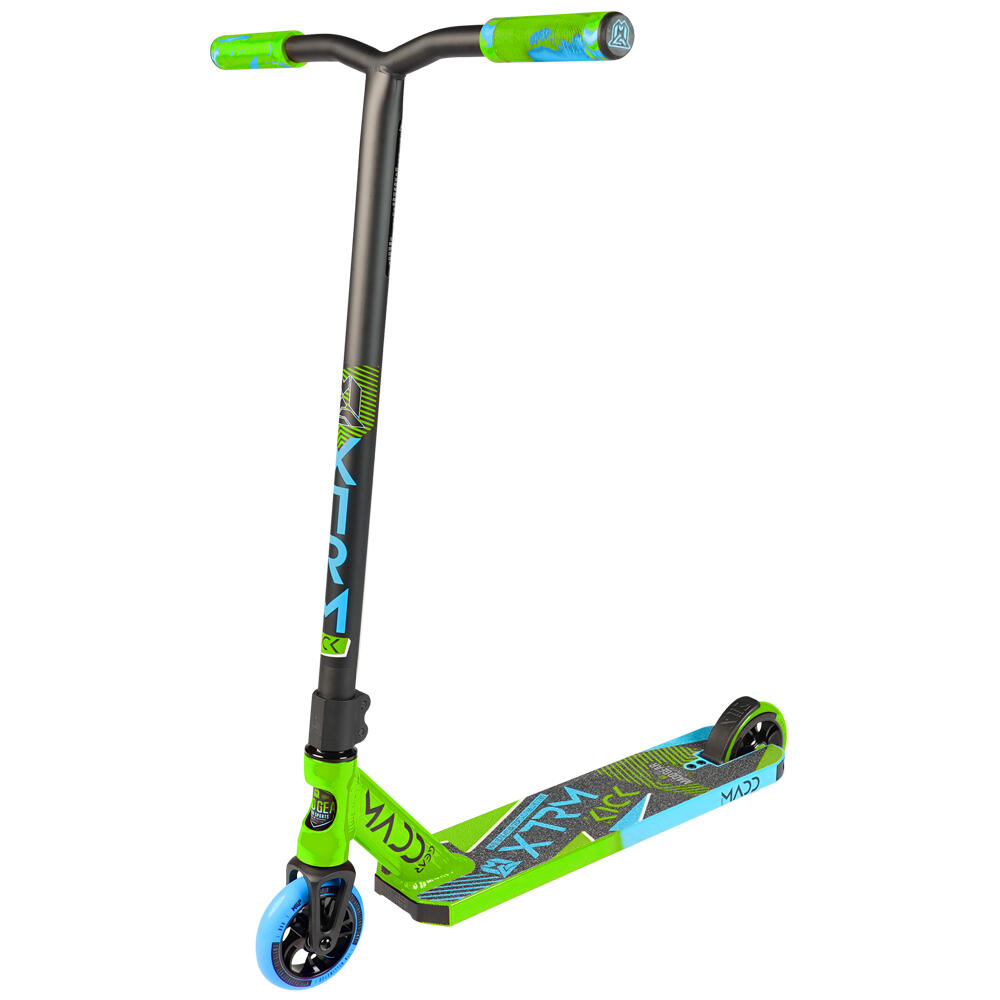 MADD GEAR KICK EXTREME V5 PRO STUNT SCOOTER – AGE 8+ - LIME / BLUE 1/5