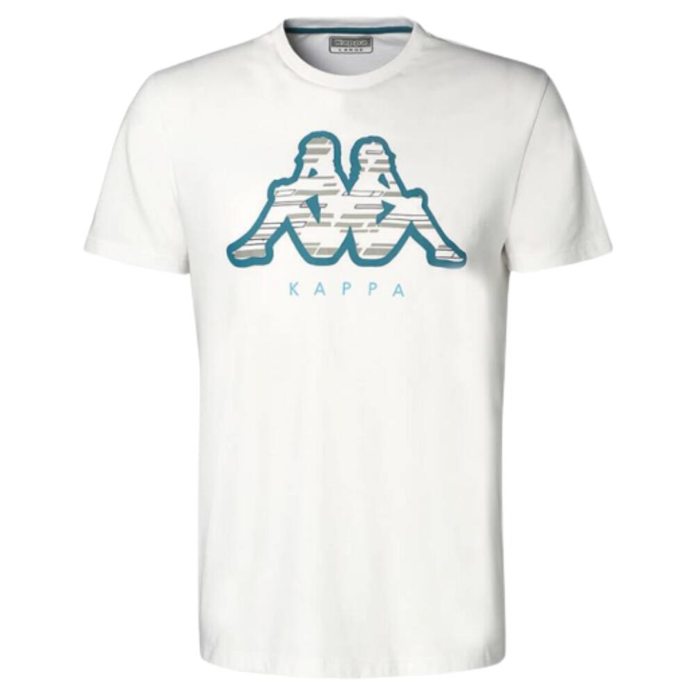 Camiseta hombre Kappa GALINA Blanca 3/5