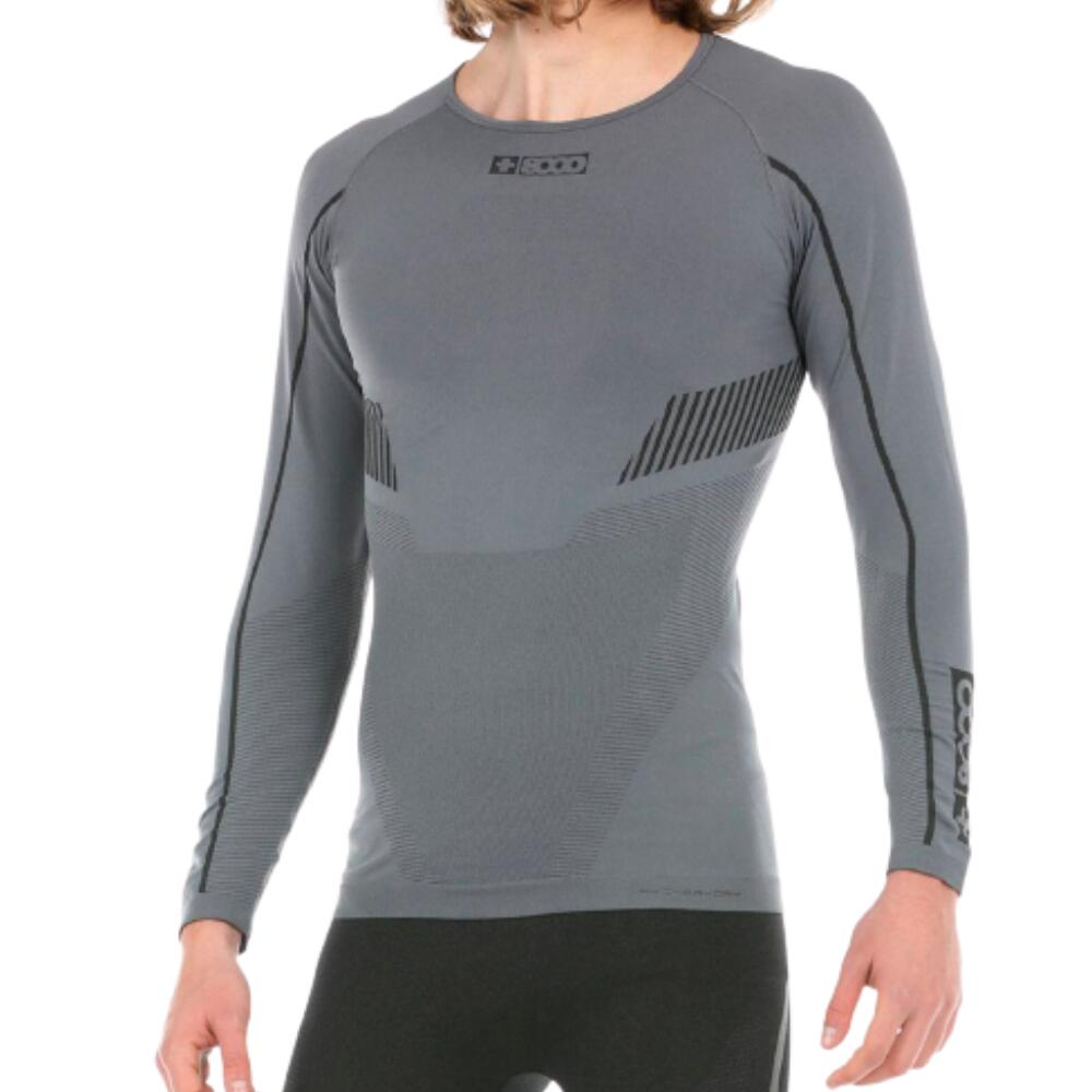 Camisola térmica de ski montanha homem +8000 cortona 22i. Cinzento