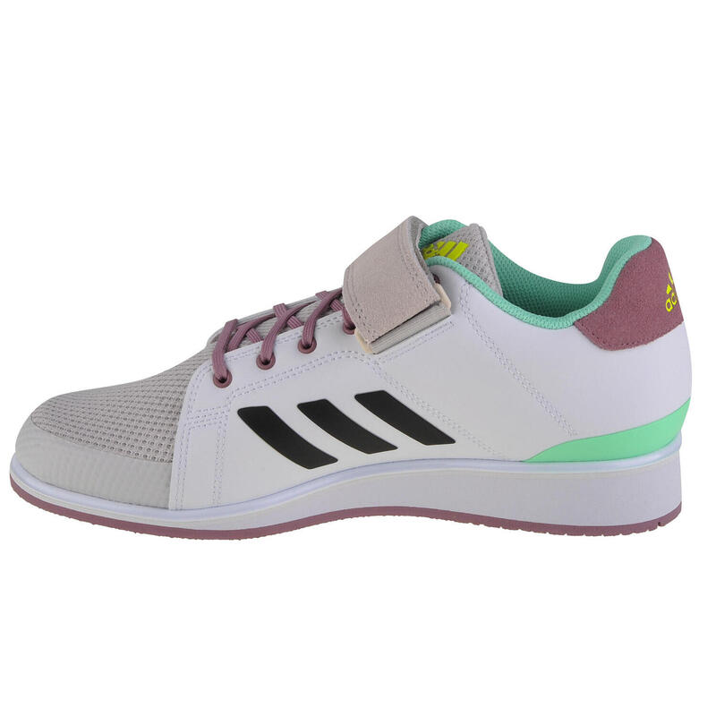 Ghete haltere Adidas Power Perfect 3 Albe