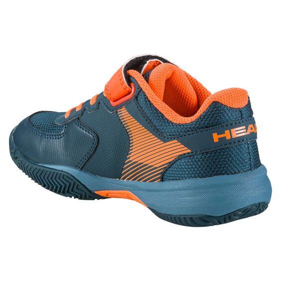 Buty tenisowe dzięcięce Head Velcro 3.0 bluestone/orange 31,5