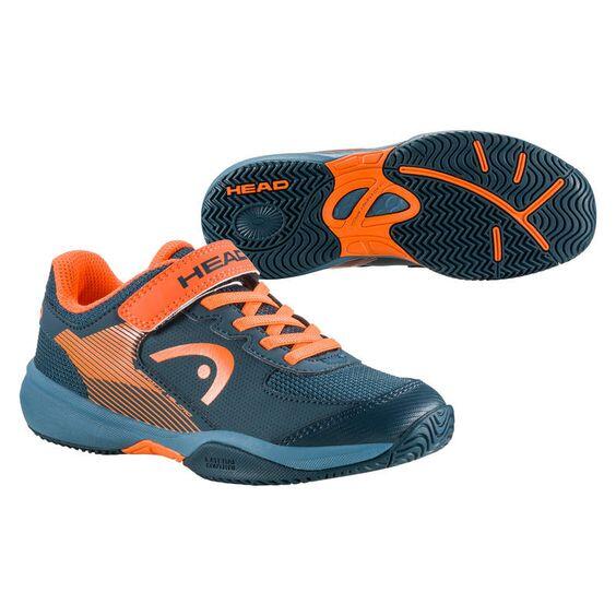 Buty tenisowe dzięcięce Head Velcro 3.0 bluestone/orange 31,5