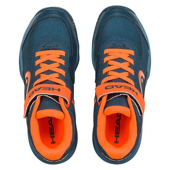 Buty tenisowe dzięcięce Head Velcro 3.0 bluestone/orange 31,5