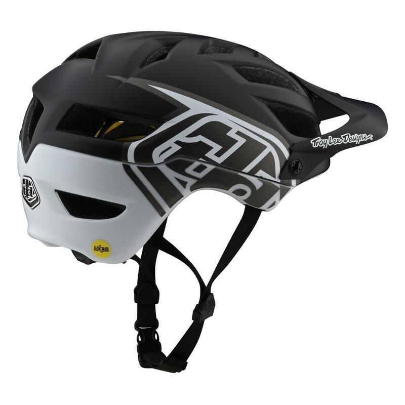 A1 Helm (MIPS) Classic Helm - Zwart/Wit