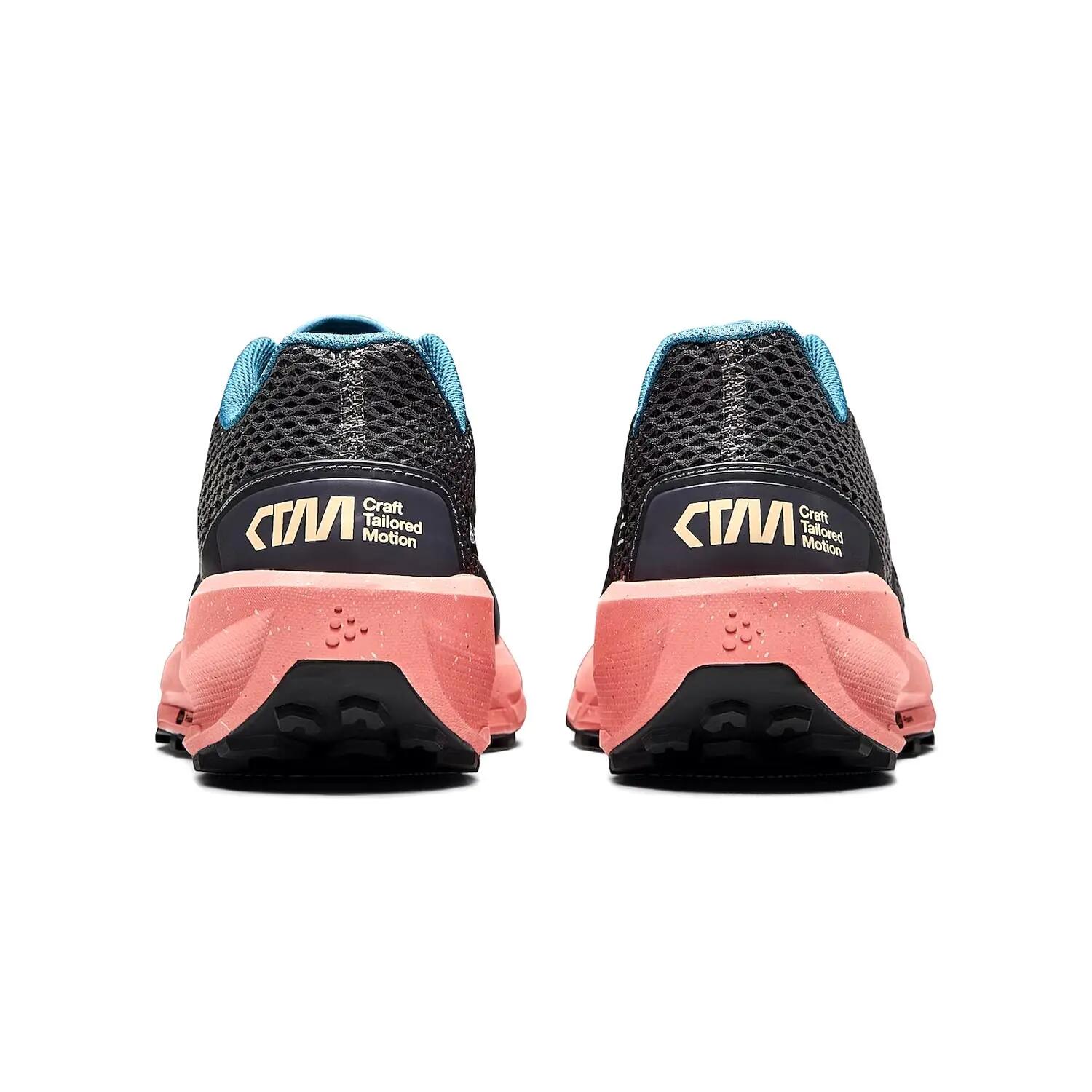 Craft CTM Ultra Trail Womens Running Trainer Grey/Coral-UK 6 4/5