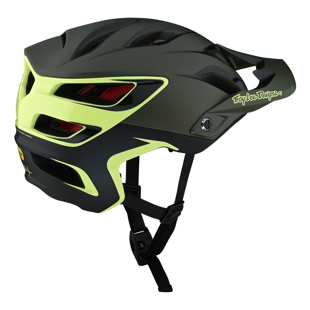 Casque vélo Homme A3 UNO Vert 3/4