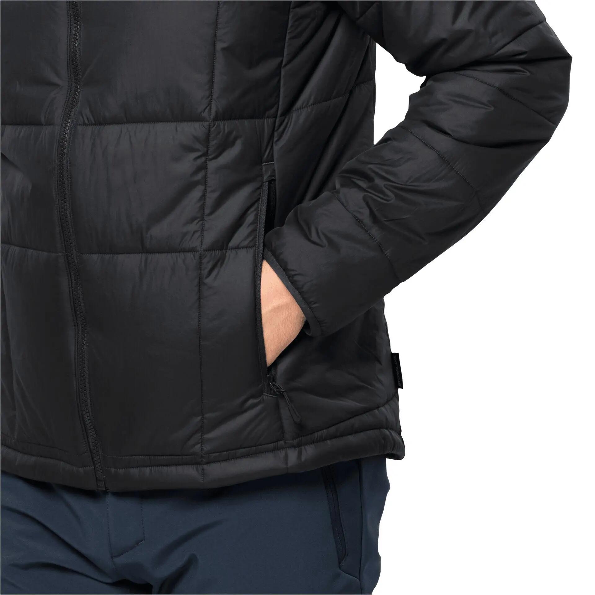 Jack Wolfskin Bergland Insulated Mens Jacket Black - XL 3/4