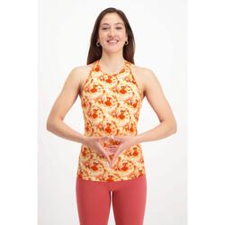 Top de yoga Prana - Haut de yoga extra long  sangle d'entrejambe - Jaune/Orange