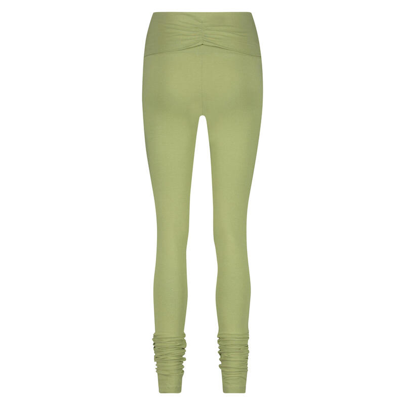 Shaktified - Legging de yoga confortable avec Bordure en revers - Vert Clair