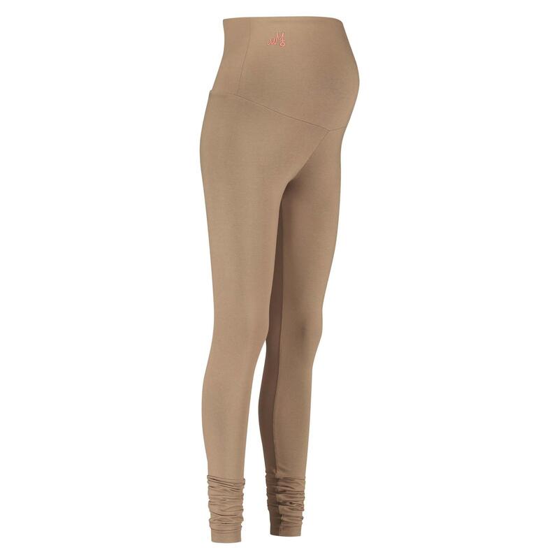 Legging de grossesse yoga Bliss à taille extrahaute - Inca Cacao