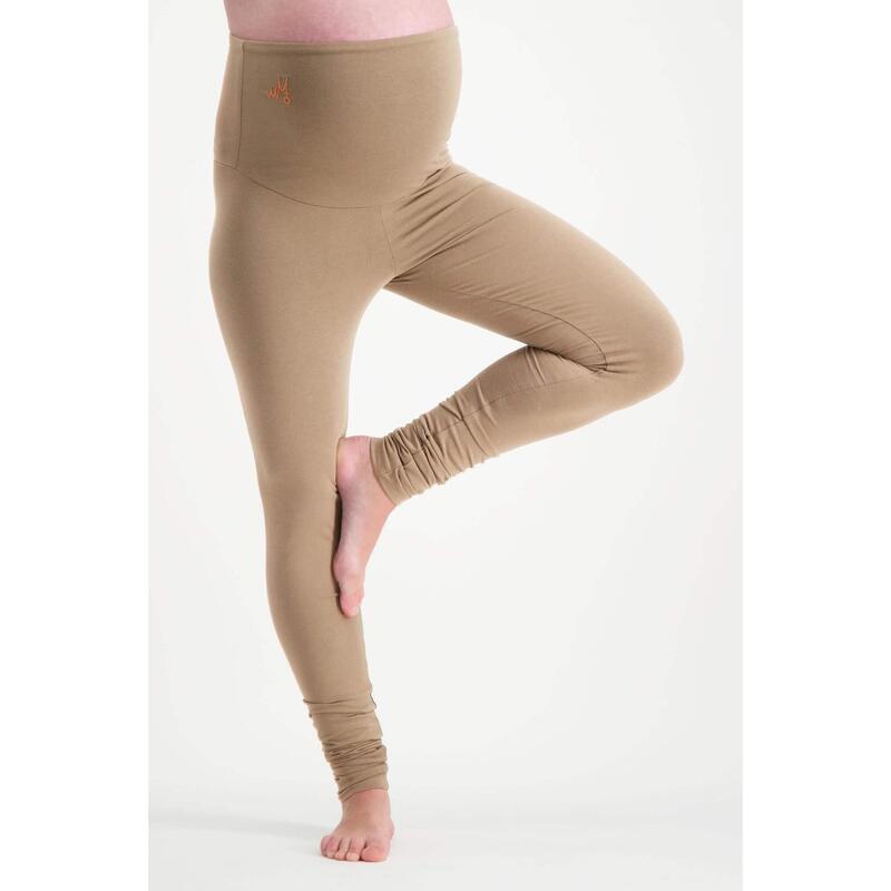 Legging de grossesse yoga Bliss à taille extrahaute - Inca Cacao