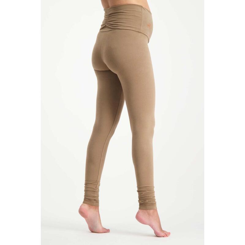 Legging de grossesse Peace avec ceinture enveloppante  - Inca Cacao