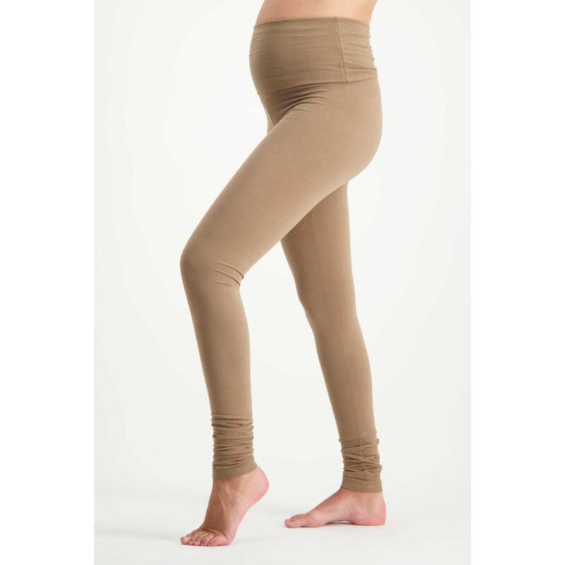 Legging de grossesse Peace avec ceinture enveloppante  - Inca Cacao