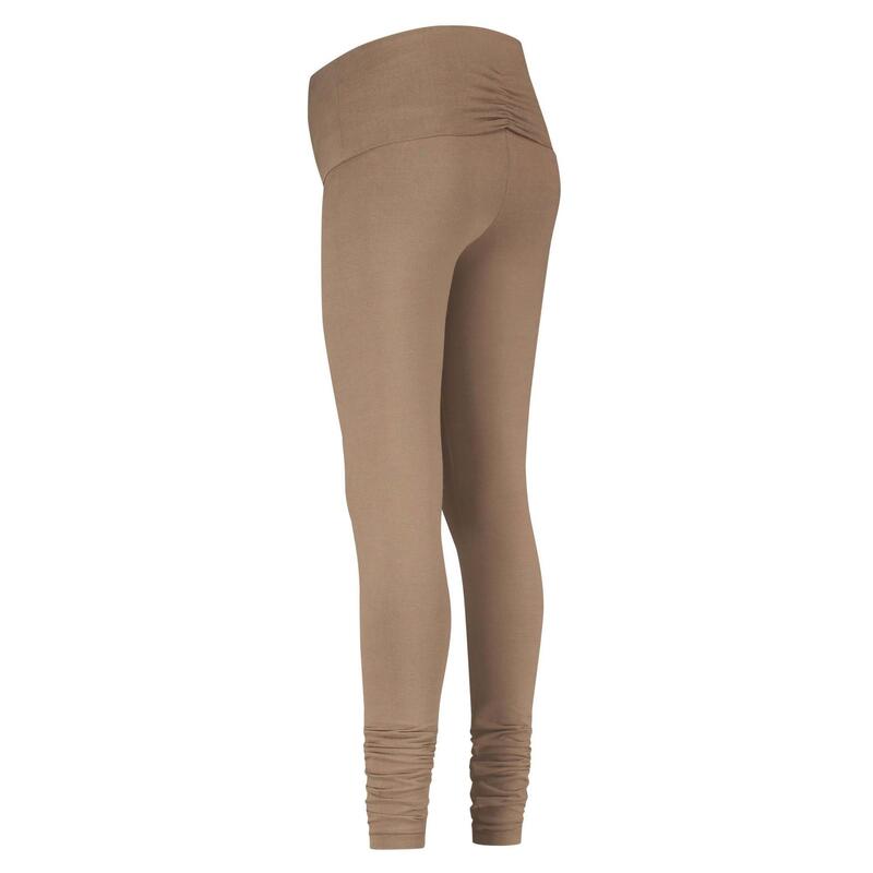 Legging de grossesse Peace avec ceinture enveloppante  - Inca Cacao