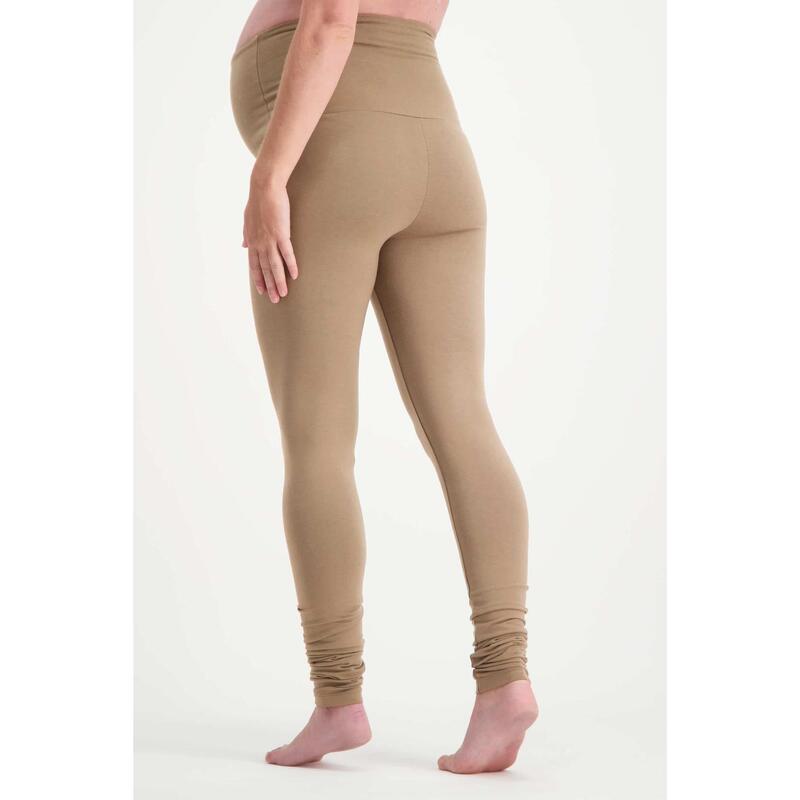 Legging de grossesse yoga Bliss à taille extrahaute - Inca Cacao