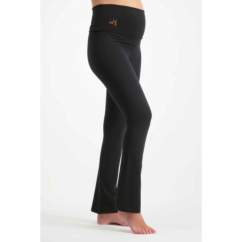 Pantalon de grossesse Peace avec ceinture enveloppante  - Urban Black