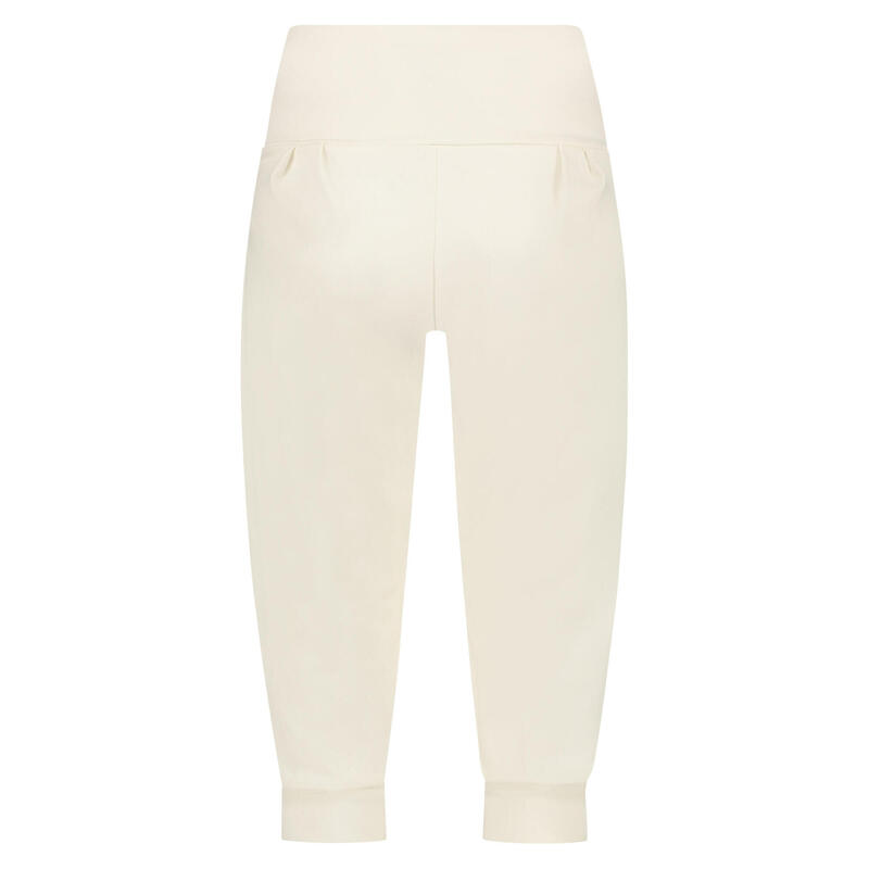 Capri de yoga Sukha - Legging ample taille haute - Blanc Naturel