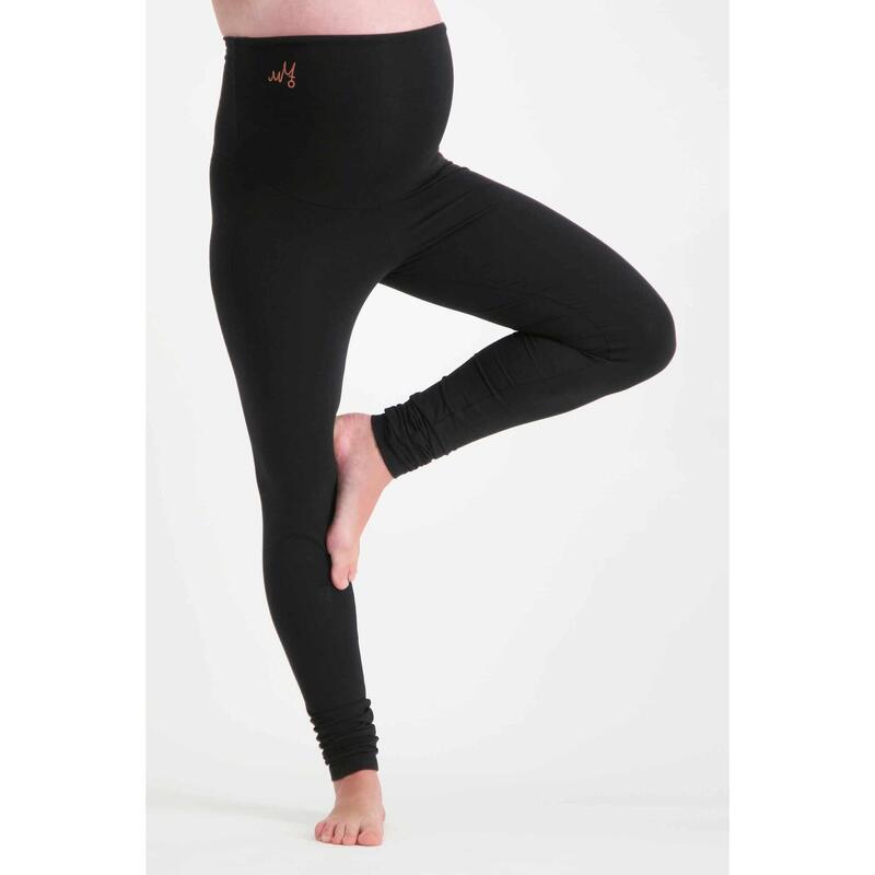 Bliss zwangerschaps yogalegging met extra hoge tailleband - Urban Black