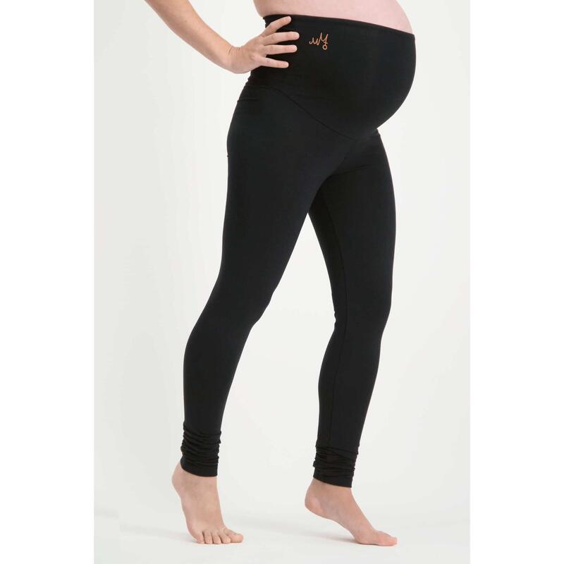 Bliss zwangerschaps yogalegging met extra hoge tailleband - Urban Black