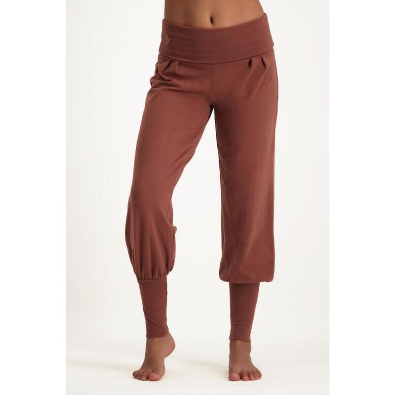 Pantalon de yoga Devi - Pantalon Aladdin ample confortable  - Garnet