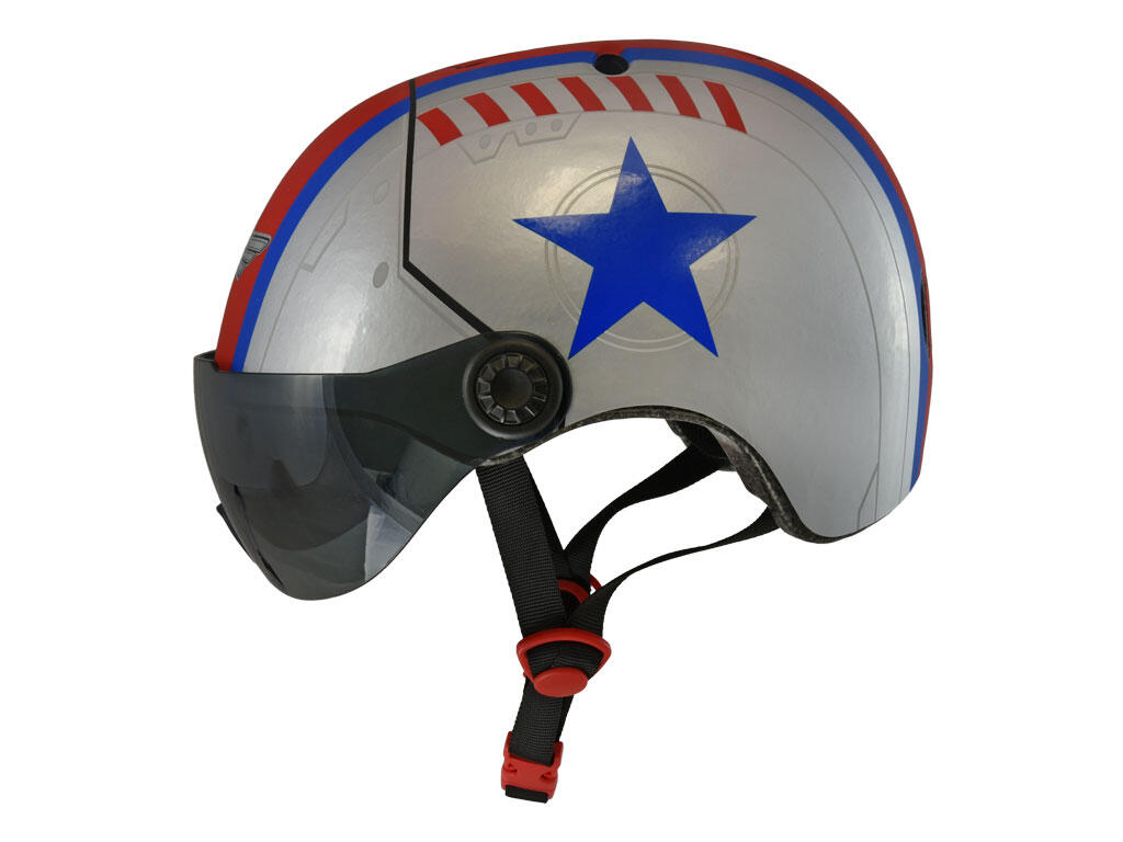 Casco bicicleta niño infantil Aviador Gris c-preme 2/5
