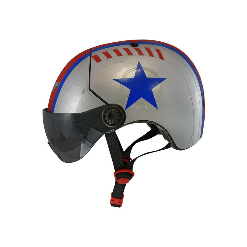 Casco bicicleta niño infantil Aviador Gris c-preme