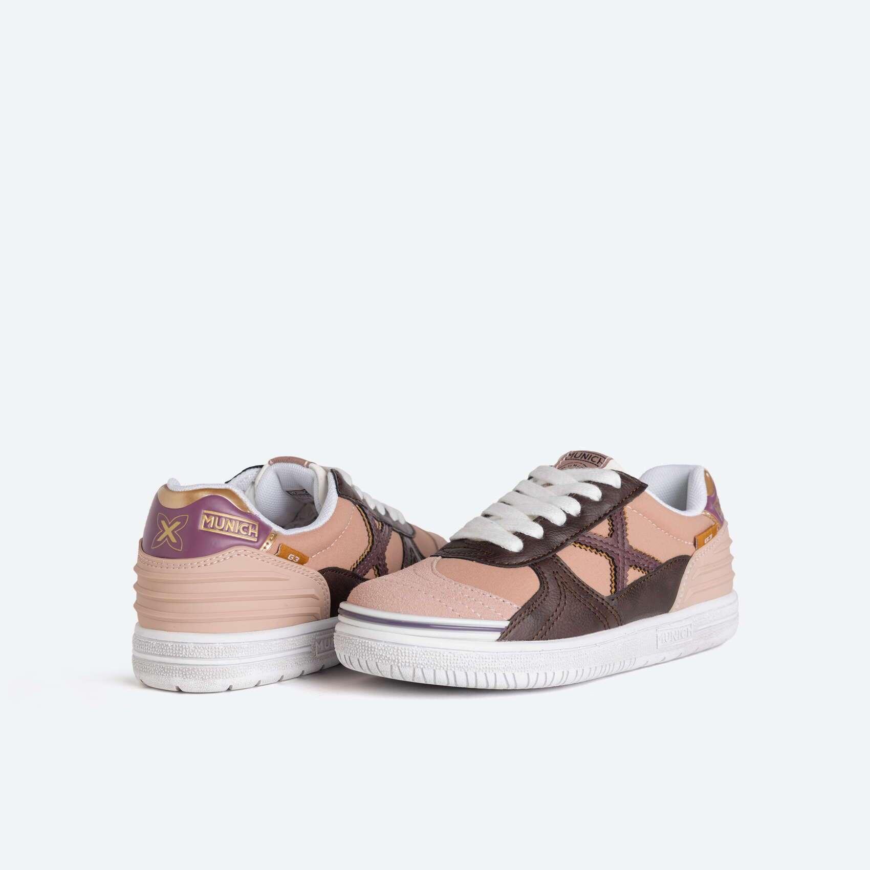 Zapatilla de fútbol sala MUNICH G-3 para niño/a salmón 5/5