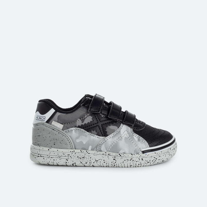 Zapatilla de fútbol sala MUNICH G-3 para niño/a gris