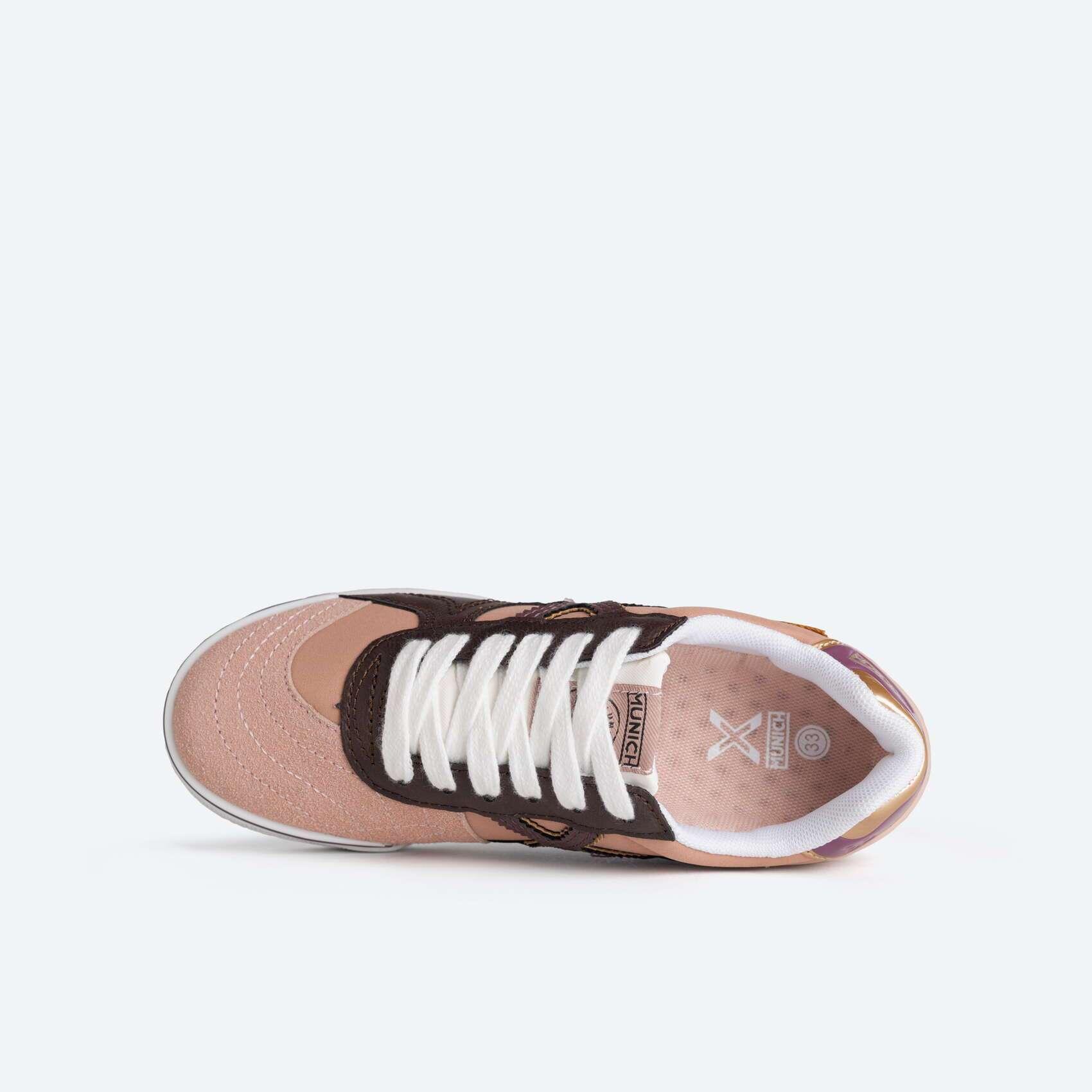 Zapatilla de fútbol sala MUNICH G-3 para niño/a salmón 3/5