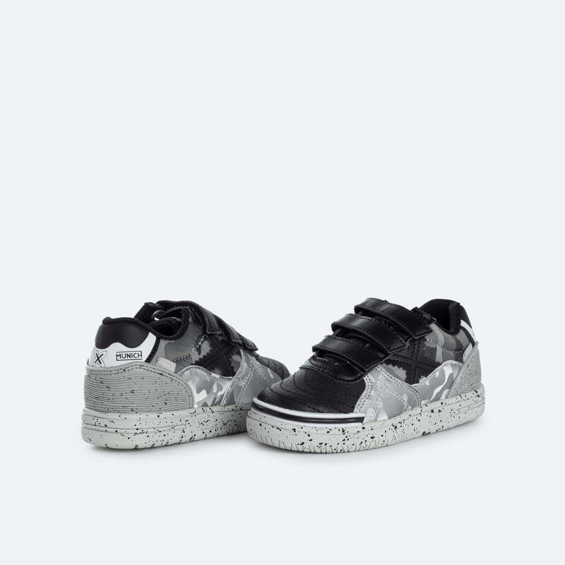Zapatilla de fútbol sala MUNICH G-3 para niño/a gris