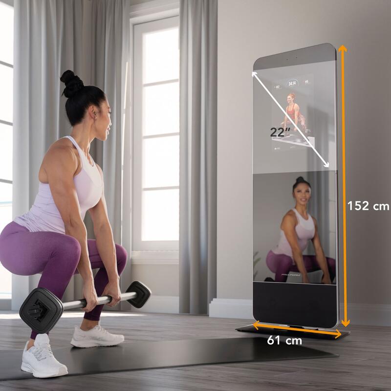 Spiegel Aangesloten VUE / 22" touchscreen / Compatibel met iFIT