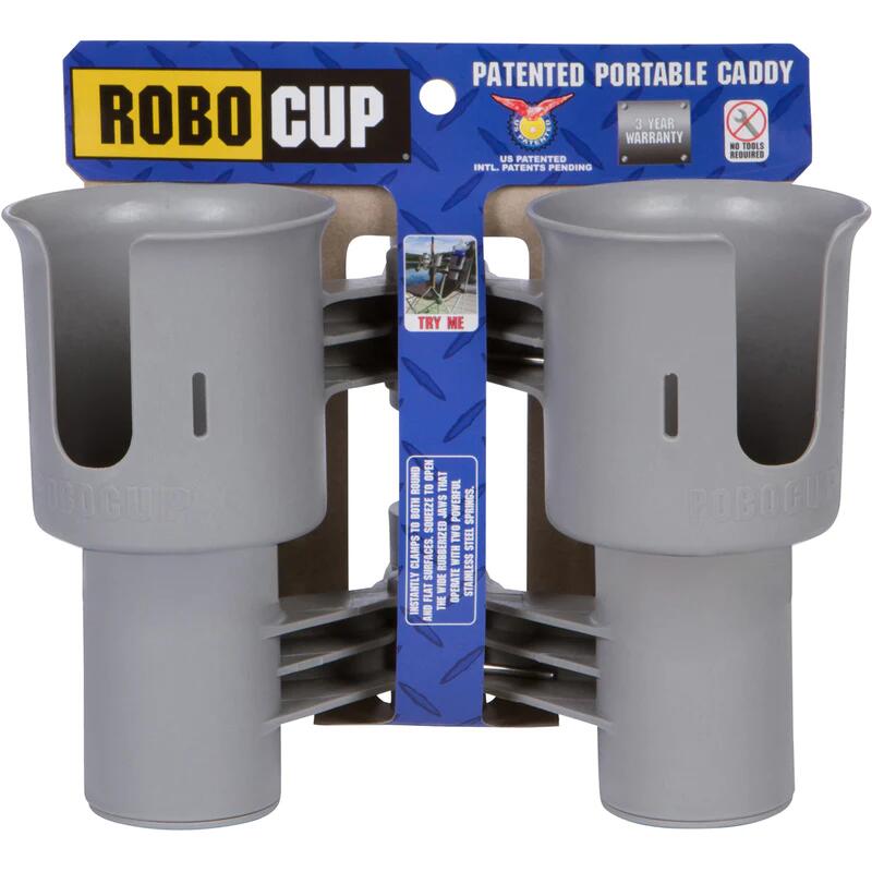 RoboCup 可夾式飲品杯架 儲物架 - 灰色