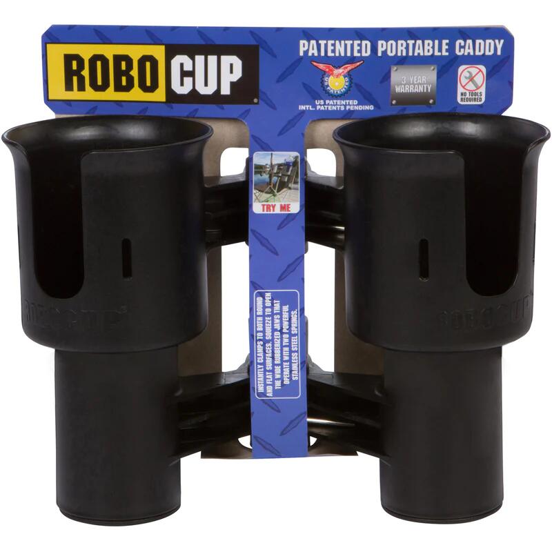 RoboCup 可夾式飲品杯架 儲物架 -  黑色