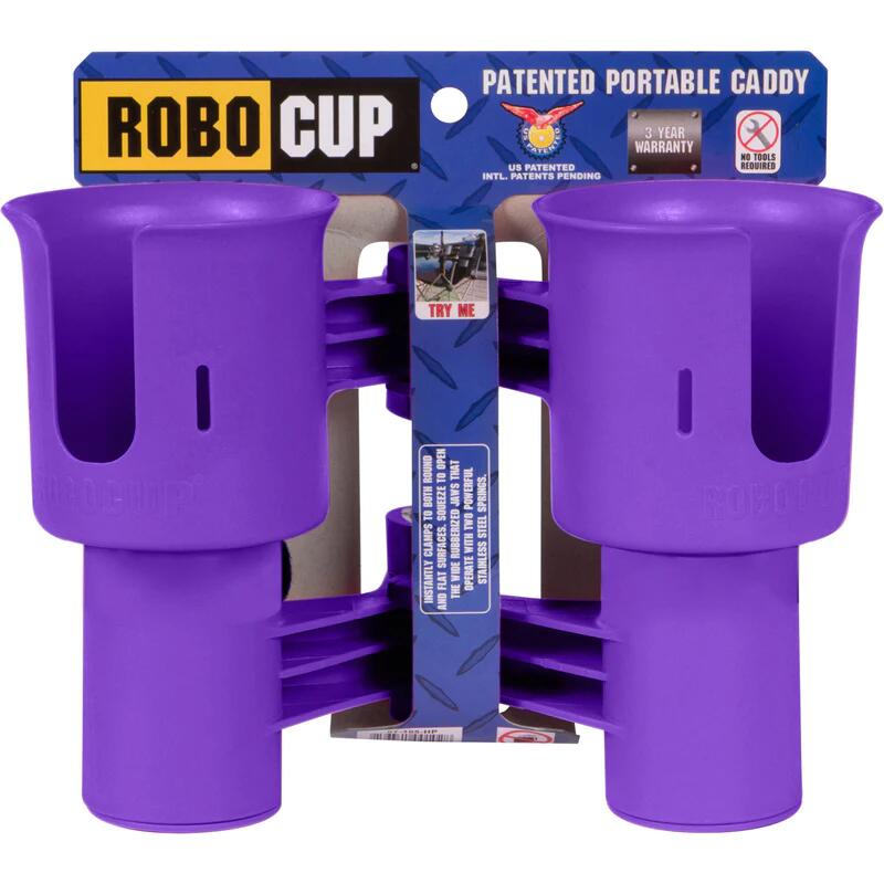 RoboCup 可夾式飲品杯架 儲物架 - 紫色