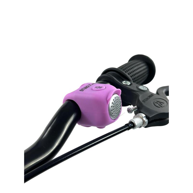 Dzwonek rowerowy B18-ELEKTRONICZNY 90db silikonowy - fioletowy